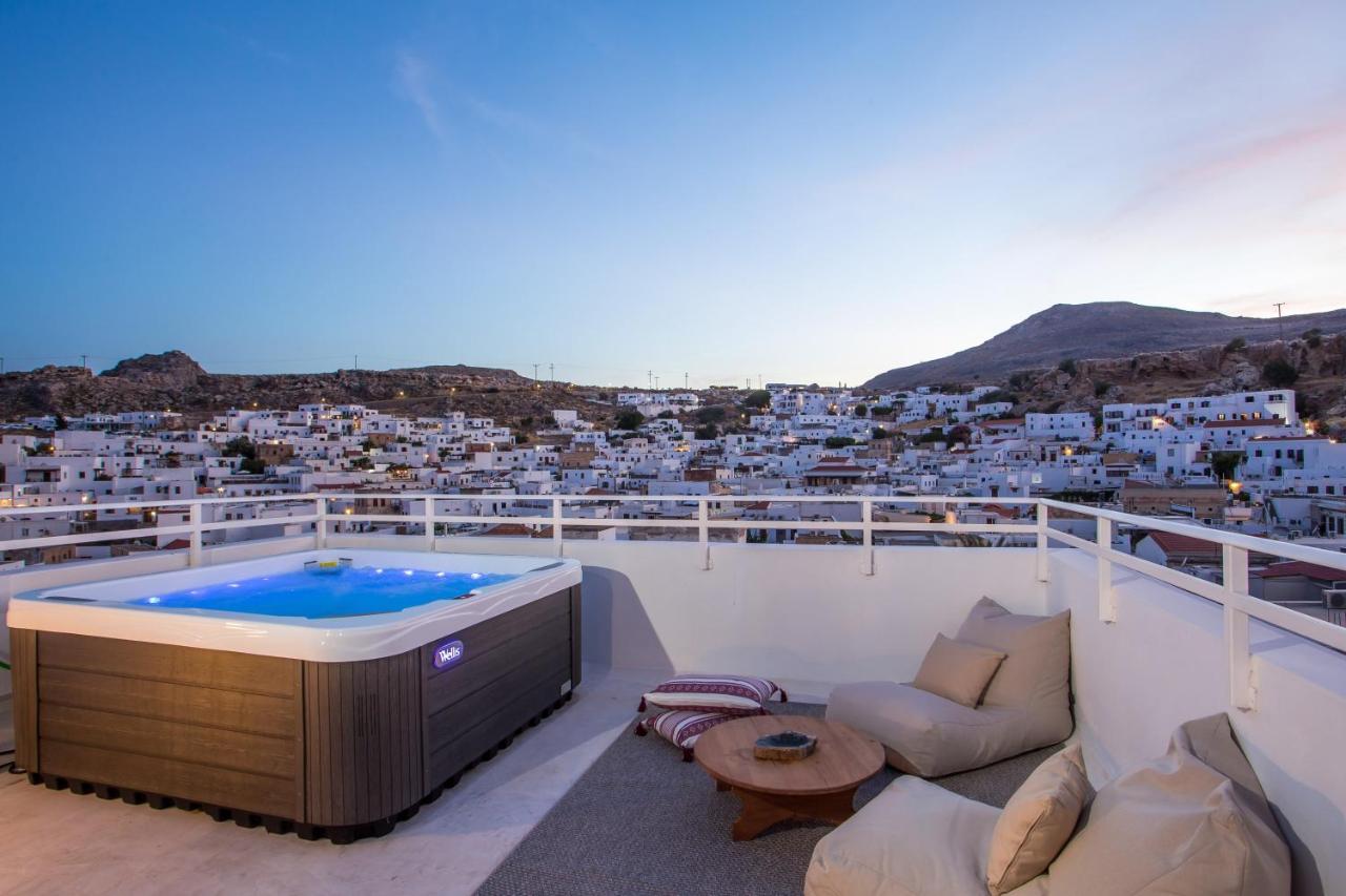 Heritage Luxury Suites لينثوس المظهر الخارجي الصورة